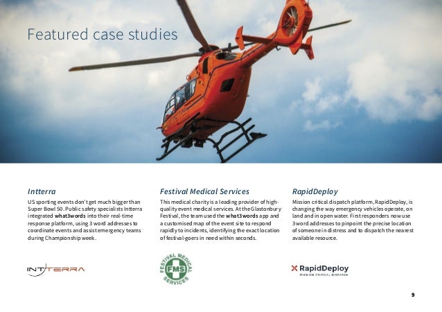 what3words brochure | Emergencies Slide 10