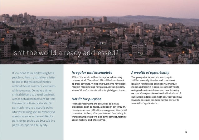 what3words brochure | GIS Slide 5