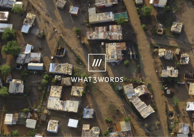 what3words brochure | Humanitarian Slide 21