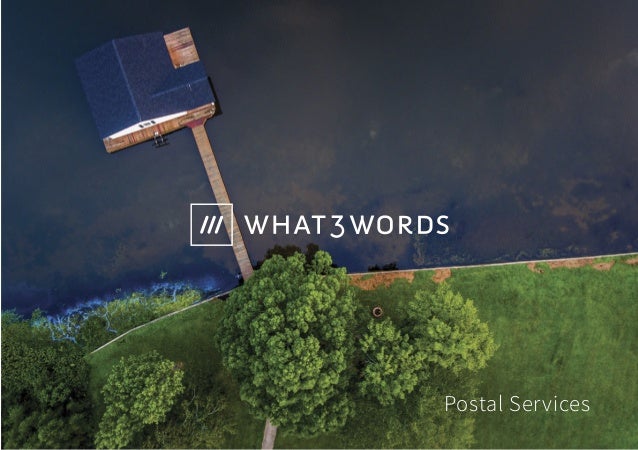 what3words brochure | Postal Services Slide 1