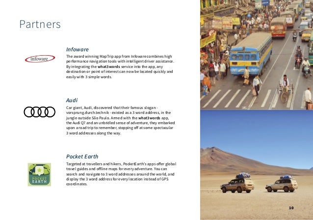 what3words brochure | Navigation Slide 11