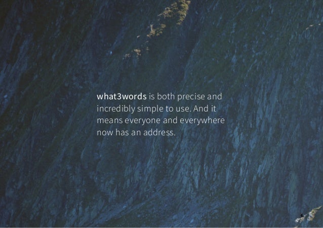 what3words brochure | Navigation Slide 7