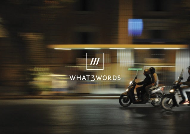 what3words brochure | On-Demand Services Slide 21