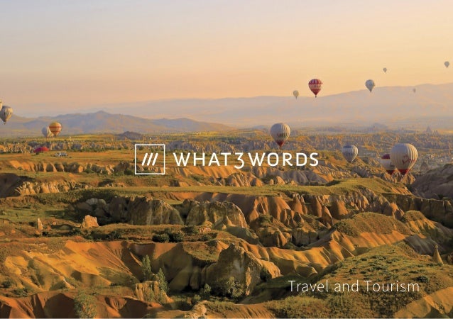 what3words brochure | Travel Slide 1