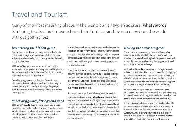 what3words brochure | Travel Slide 9