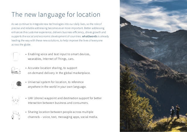 what3words brochure | UAVs and Drones Slide 8