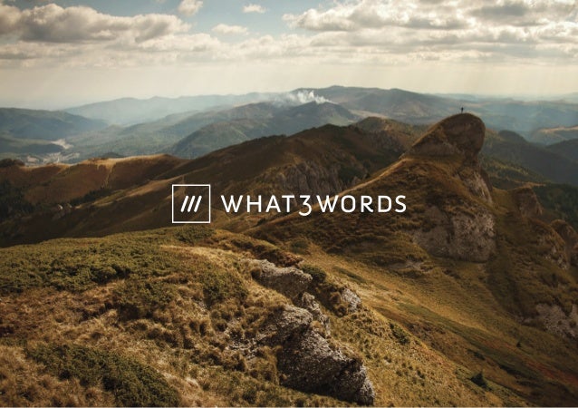 what3words brochure Slide 1