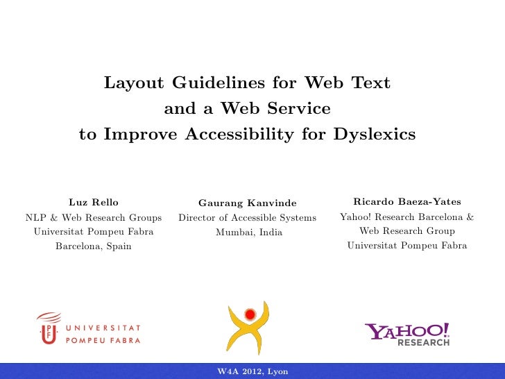 Text Layout Guidelines | luz rello gaurang kanvinde ricardo baeza yates layout Text Layout Guidelines | luz rello gaurang kanvinde ricardo baeza yates layout