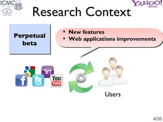 Research Context
            • New features
Perpetual
            • Web applications improvements
  beta




             ...