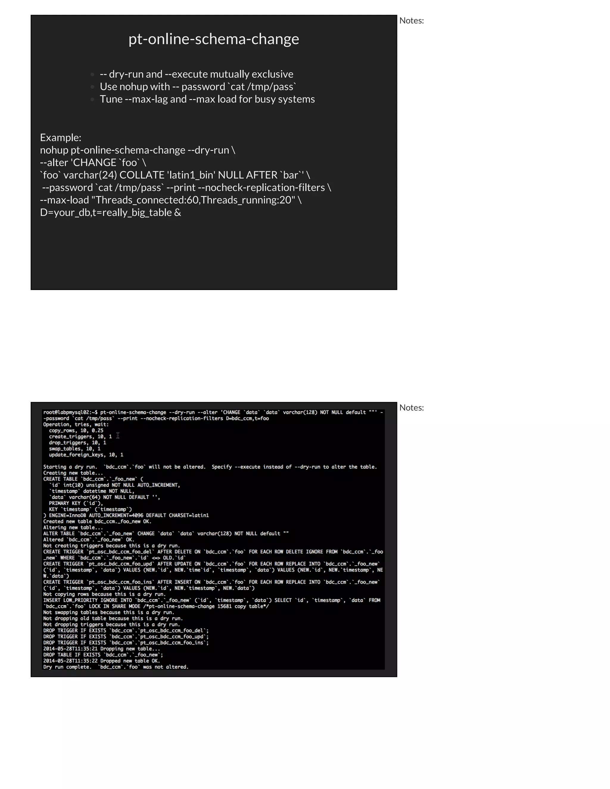Basically anyone using running MySQL who has lots of data
Who Uses It?
(Or anyone smart and lazy like all of us)
Notes:
InstallationAs of writing current version is 2.2.7
Yum
Apt
or source
Notes:
 