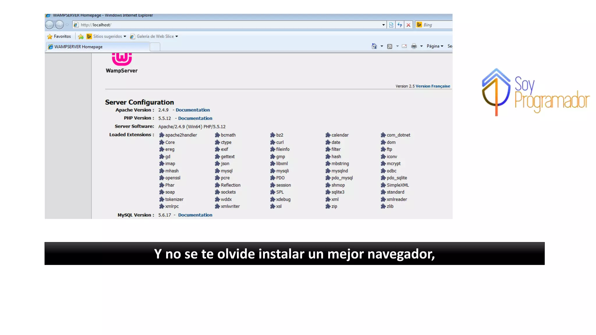 Y no se te olvide instalar un mejor navegador,
 