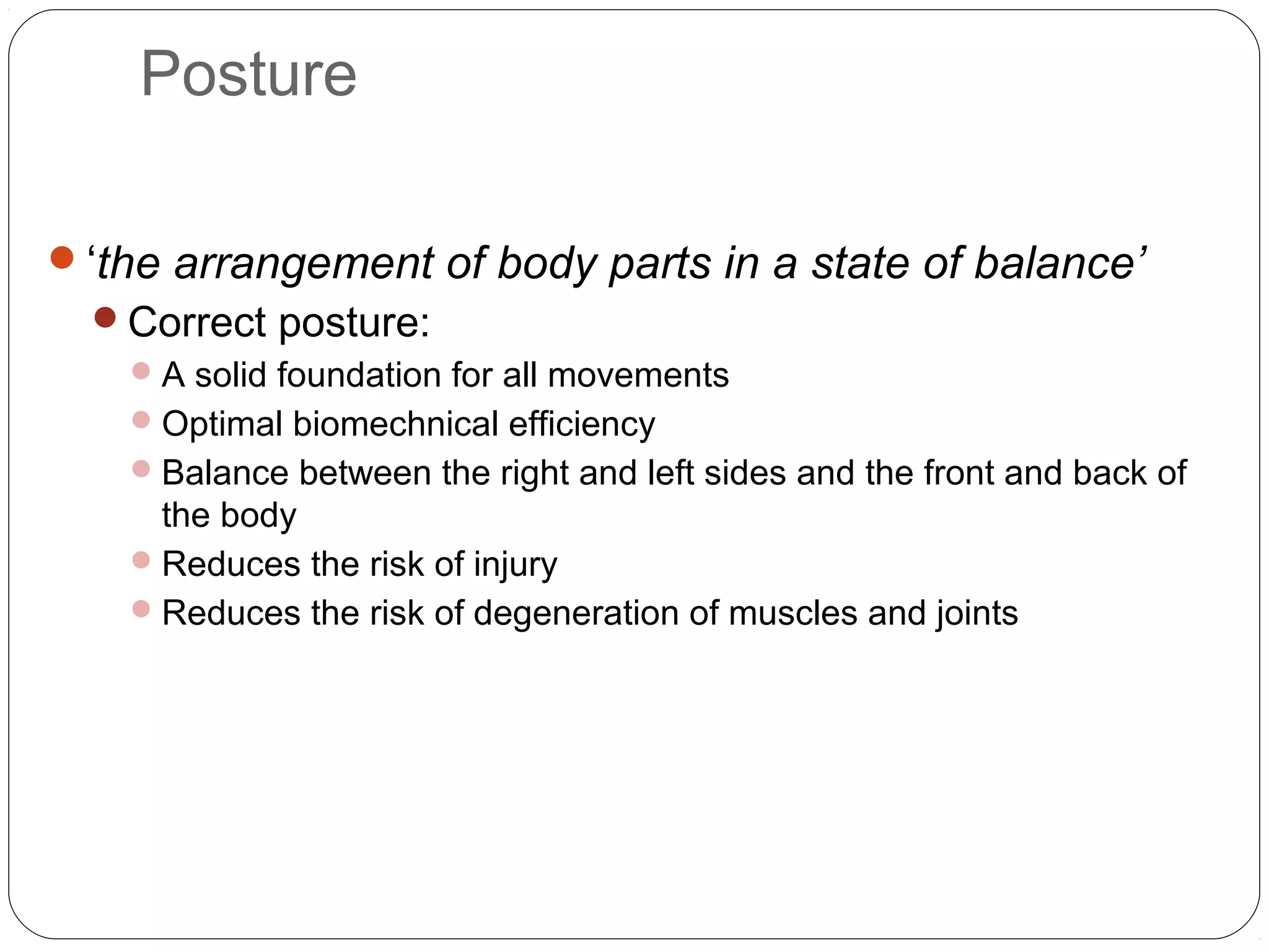 W5 Posture And Core Stability Ppt