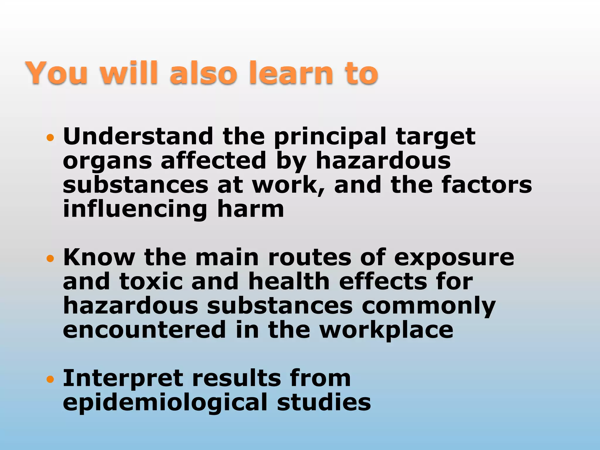 W507+Health+Effects+of+Hazardous+Substances PPT