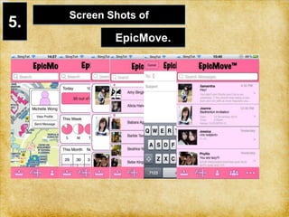 3.Problem Statement: ACTIVITIES.HOW?User to upload personal schedule into the application.*Social networking to act as a form of motivation for user.*To locate nearby exercise facilities. Target Activity:Small bouts of daily exercises