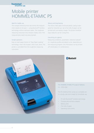 RUGOSIMETRO PORTATIL W5 en 10054997 | PDF