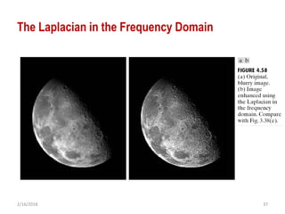 2/16/2018 37
The Laplacian in the Frequency Domain
 