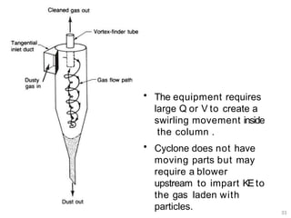 W6 - Control of Primary Particulates - Settling Chambers and Cyclone.pptx