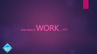 how does it WORK......????
 