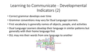 Language development and communication | PPT