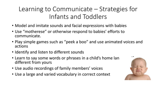 Language development and communication