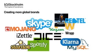 Creating more global brands
 