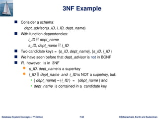 Normalization and Functional Dependencies | PPTX