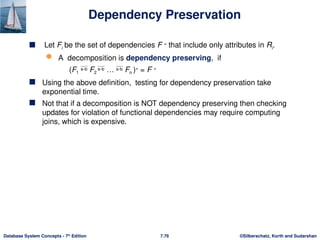 Testing Dependency Normalization and Functional Dependencies | PPTX