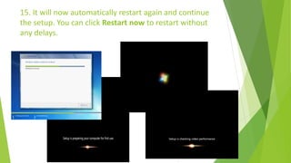 Windows 7 Installation | PPTX