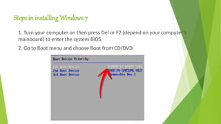 Windows 7 Installation | PPTX