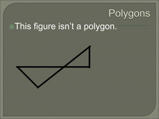 This figure isn’t a polygon. 
 
