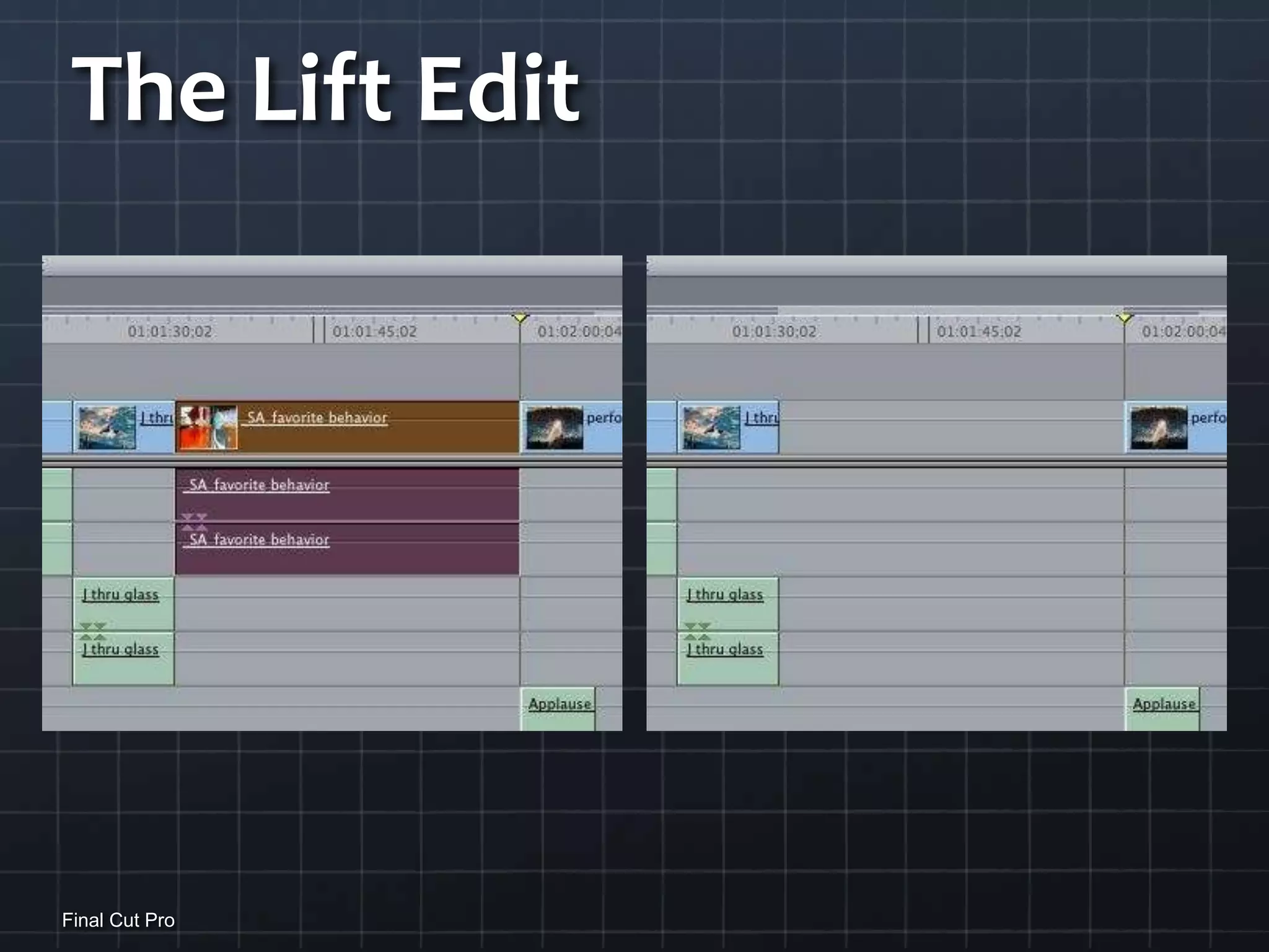 The Lift EditFinal Cut Pro