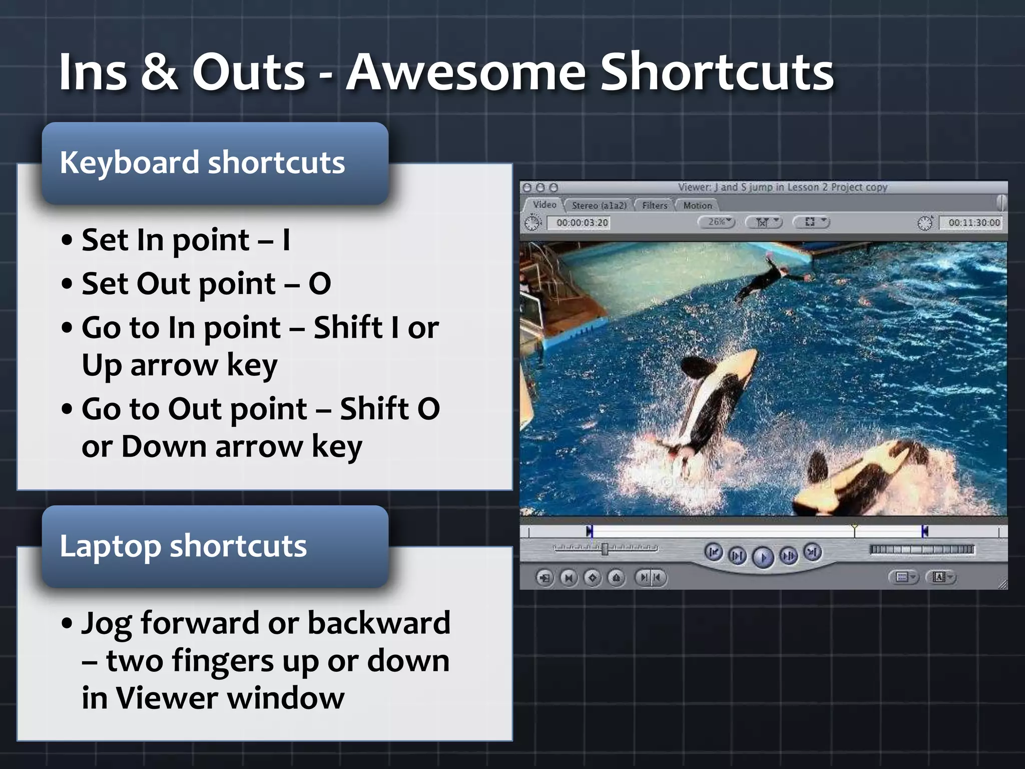 Ins & Outs - Awesome Shortcuts