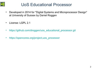 W8_1: Intro to UoS Educational Processor | PPT