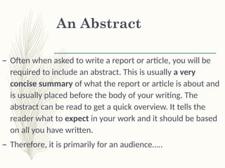 Abstract Writing - English for Academic Purposes.pptx