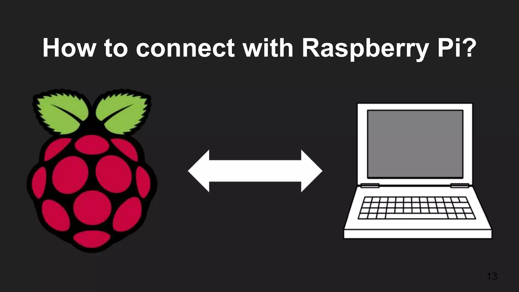 How to connect with Raspberry Pi? 13 