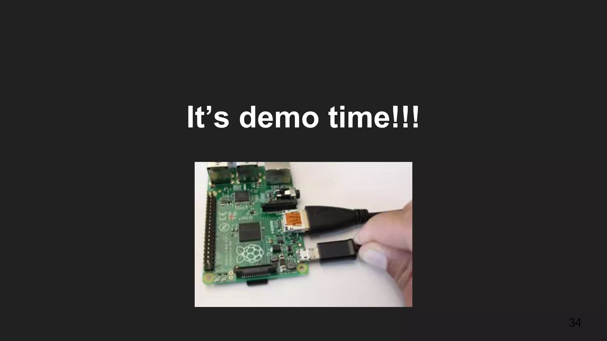 It’s demo time!!! 34 