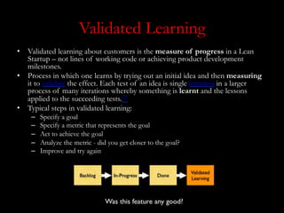 Lean Startup Workshop | PDF