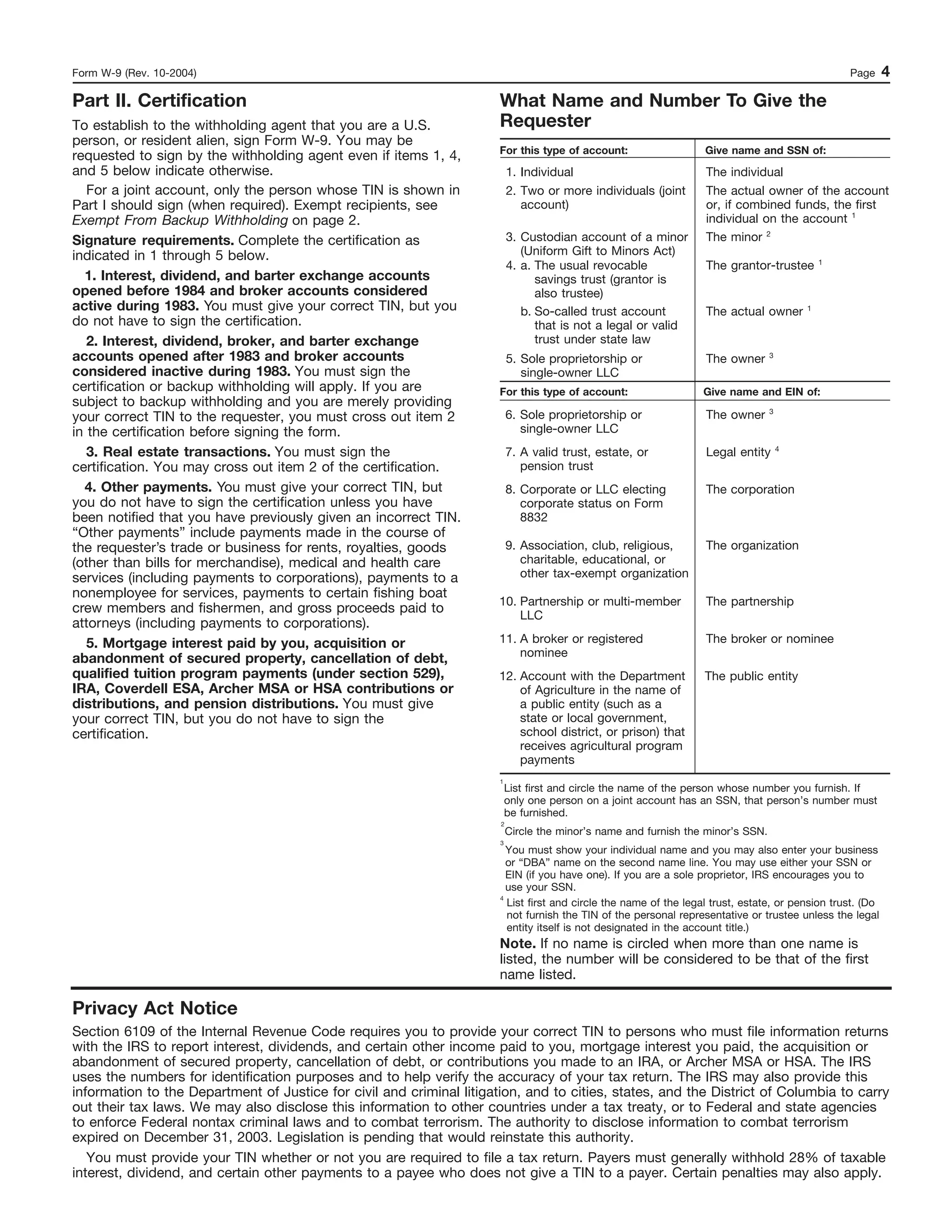 W09 Form.pdf W9 Form | PDF