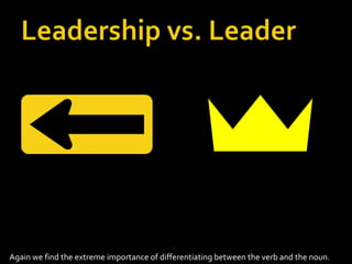 Again we find the extreme importance of differentiating between the verb and the noun.
 