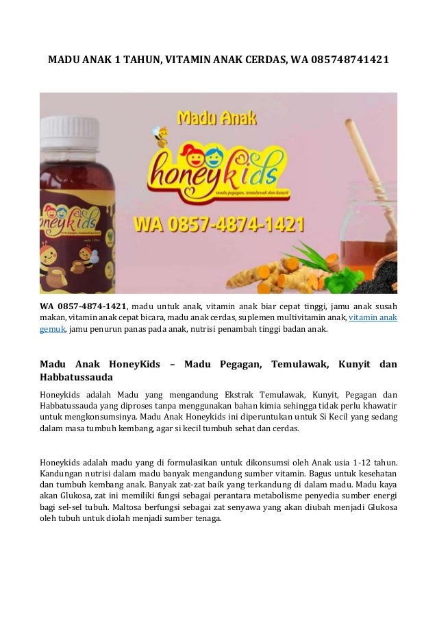 Madu Yang Bagus Untuk Anak Usia 1 Tahun - Tentang Tahun