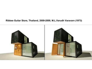 Ribbee Guitar Store, Thailand, 2009-2009, M.L.Varudh Varavarn (1973)  