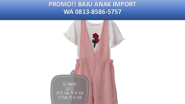 66+ Model Baju Anak Import Gratis Terbaru