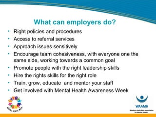 Mental Health: Positive Work Culture is Vital | PPT