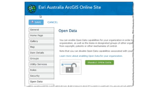 ArcGIS Open Data (WA Meetup)