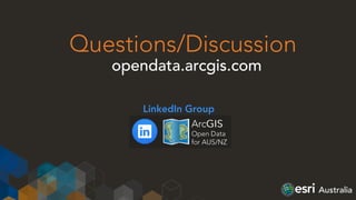 ArcGIS Open Data (WA Meetup)