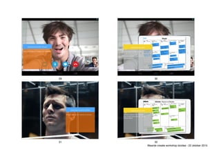 Gratis VOIP bellen en chatten voor iedereen
waardepropositie Skype
29
gratis internet bellen, chatten en video calls.
Skype levert met een ‘klein’ team wereldwijd
communicatie gemak, waar een klassieke
telecom operator duizenden medewerkers
voor nodig heeft.
waardepropositie
30
‘Smooth’ saving voor mannen & vrouwen
waardepropositie Gilette
31
‘Smooth’ scheren voor mannen & vrouwen
door unieke behendigheid van de
scheermesjes.
waardepropositie
32
Waarde creatie workshop bizidee - 22 oktober 2015
 