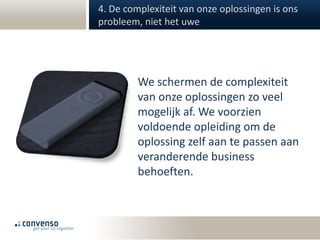 5 kernwaarden van Convenso