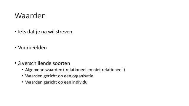 Waarden en normen