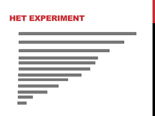 HET EXPERIMENT
 