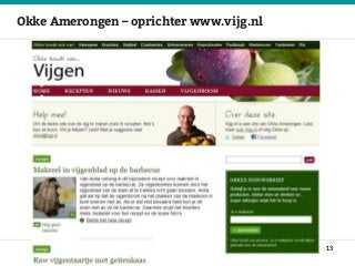 Okke Amerongen – oprichter www.vijg.nl
13
 